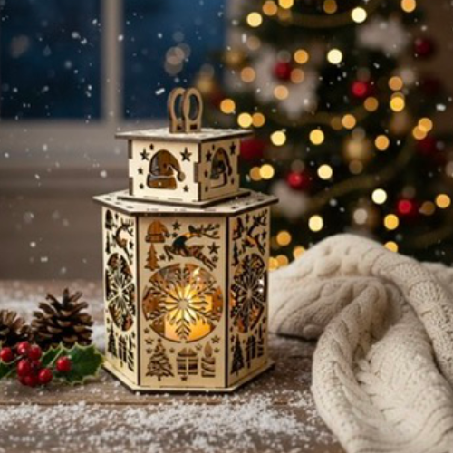 Weihnachtliche Laterne