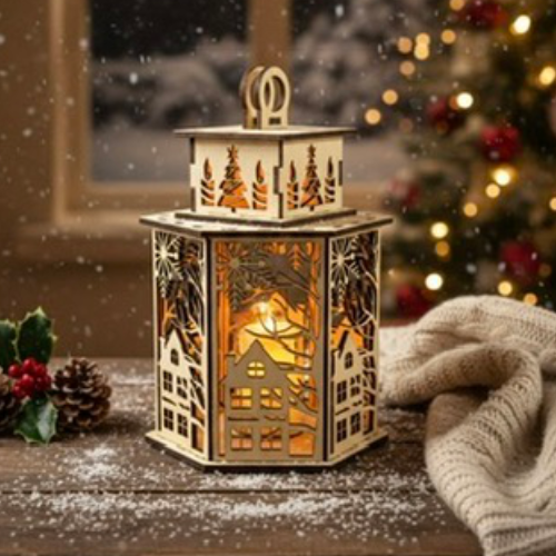 Weihnachtliche Laterne