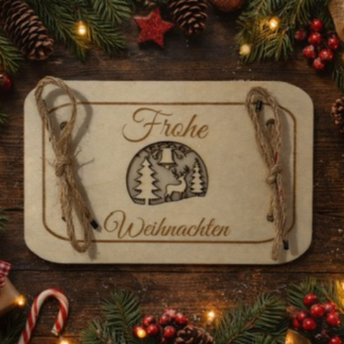 Weihnachtliche Geschenkkarte