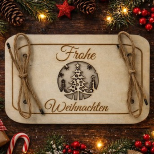 Weihnachtliche Geschenkkarte