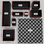 ModuFiix Set - Schubladen-Organizer 9er-Set