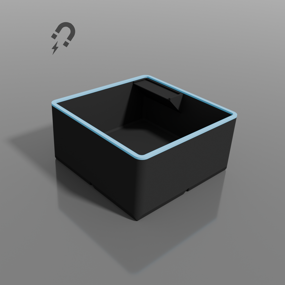 ModuFiix Box mit Etikettfeld & Entnahmeradius