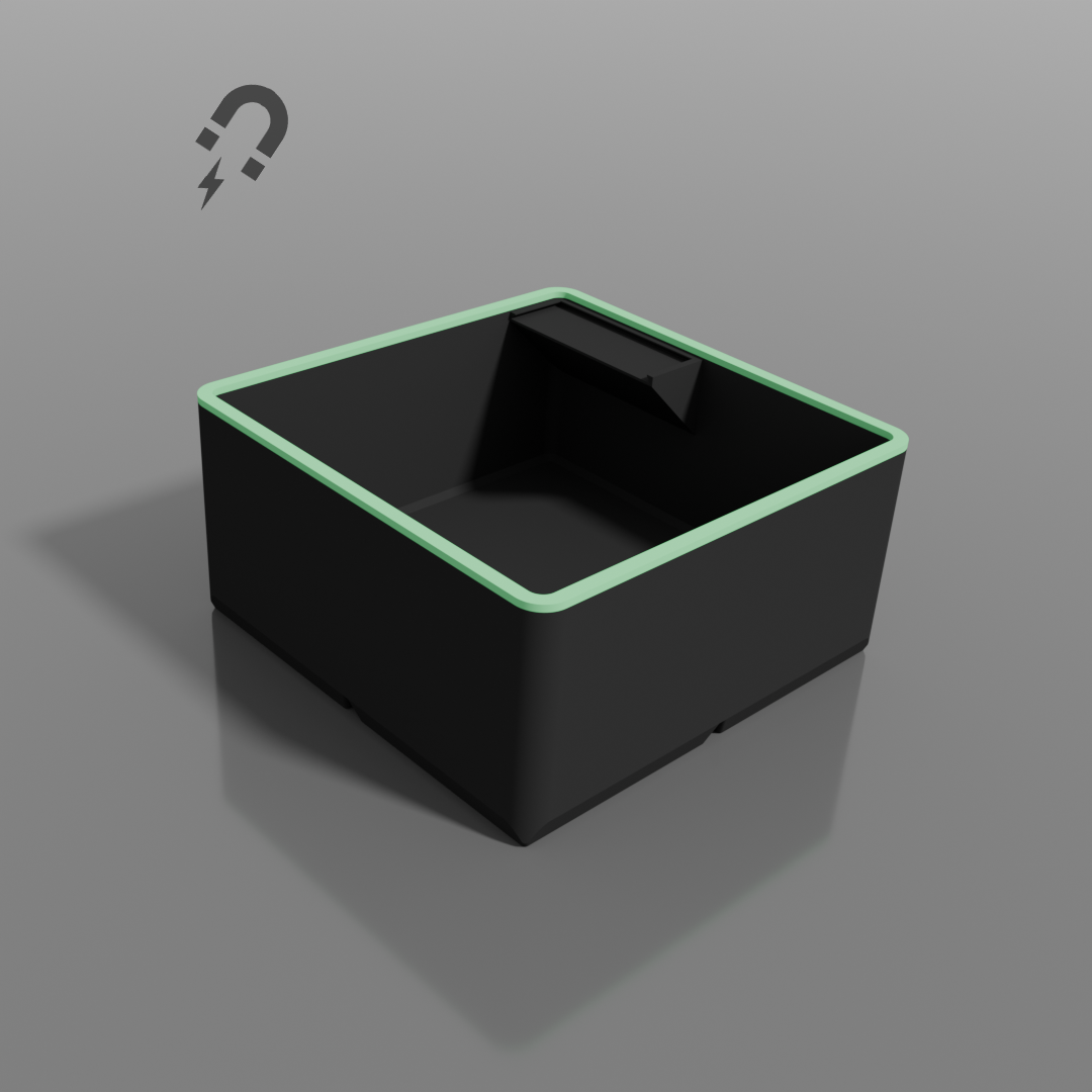 ModuFiix Box mit Etikettfeld & Entnahmeradius