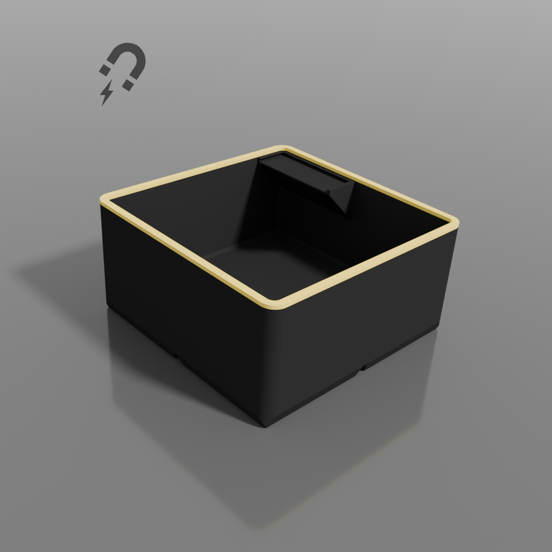 ModuFiix Box mit Etikettfeld & Entnahmeradius