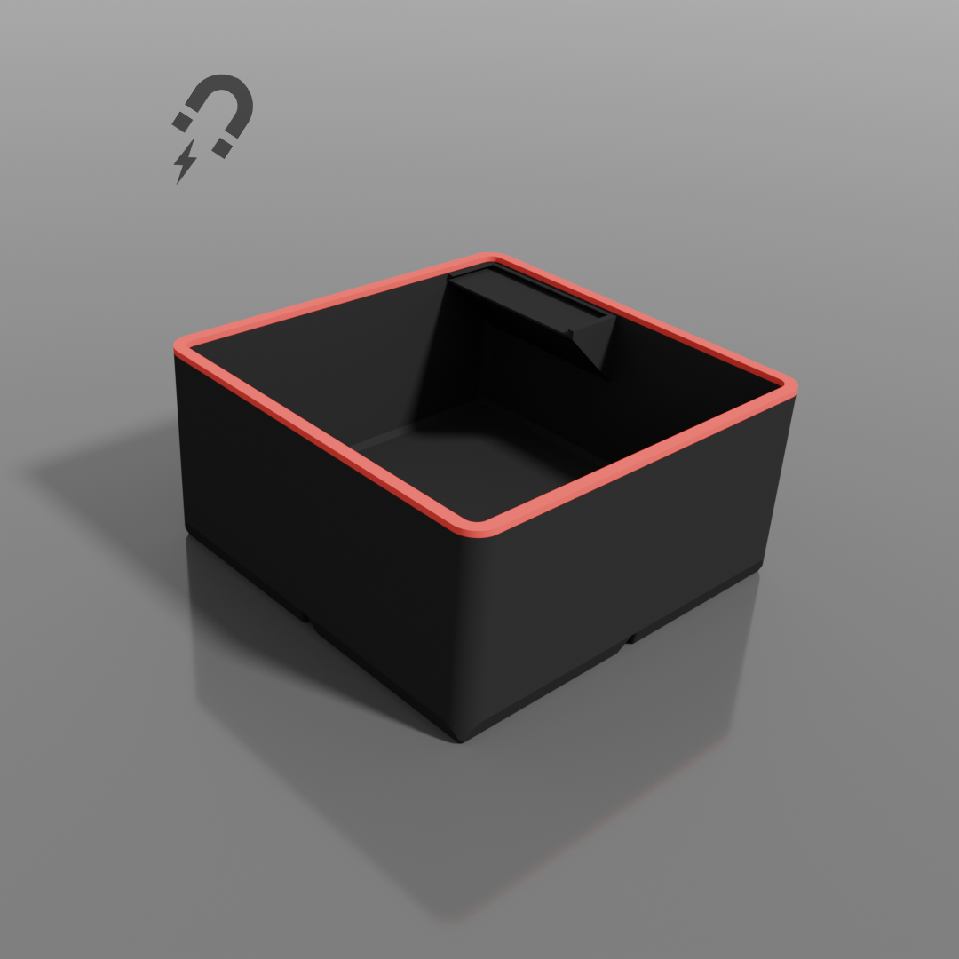 ModuFiix Box mit Etikettfeld & Entnahmeradius