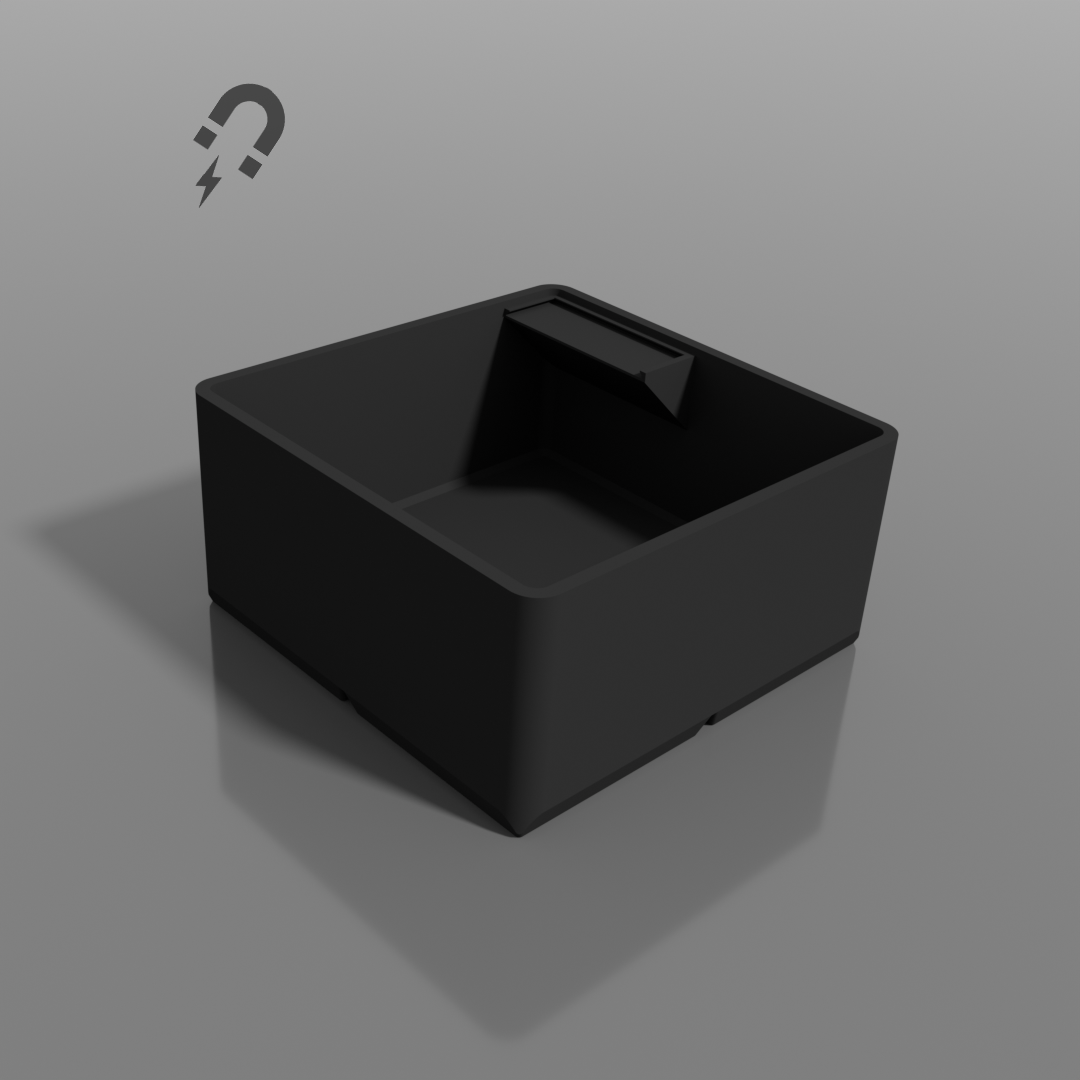 ModuFiix Box mit Etikettfeld & Entnahmeradius