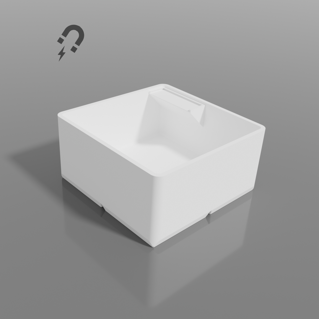 ModuFiix Box mit Etikettfeld & Entnahmeradius