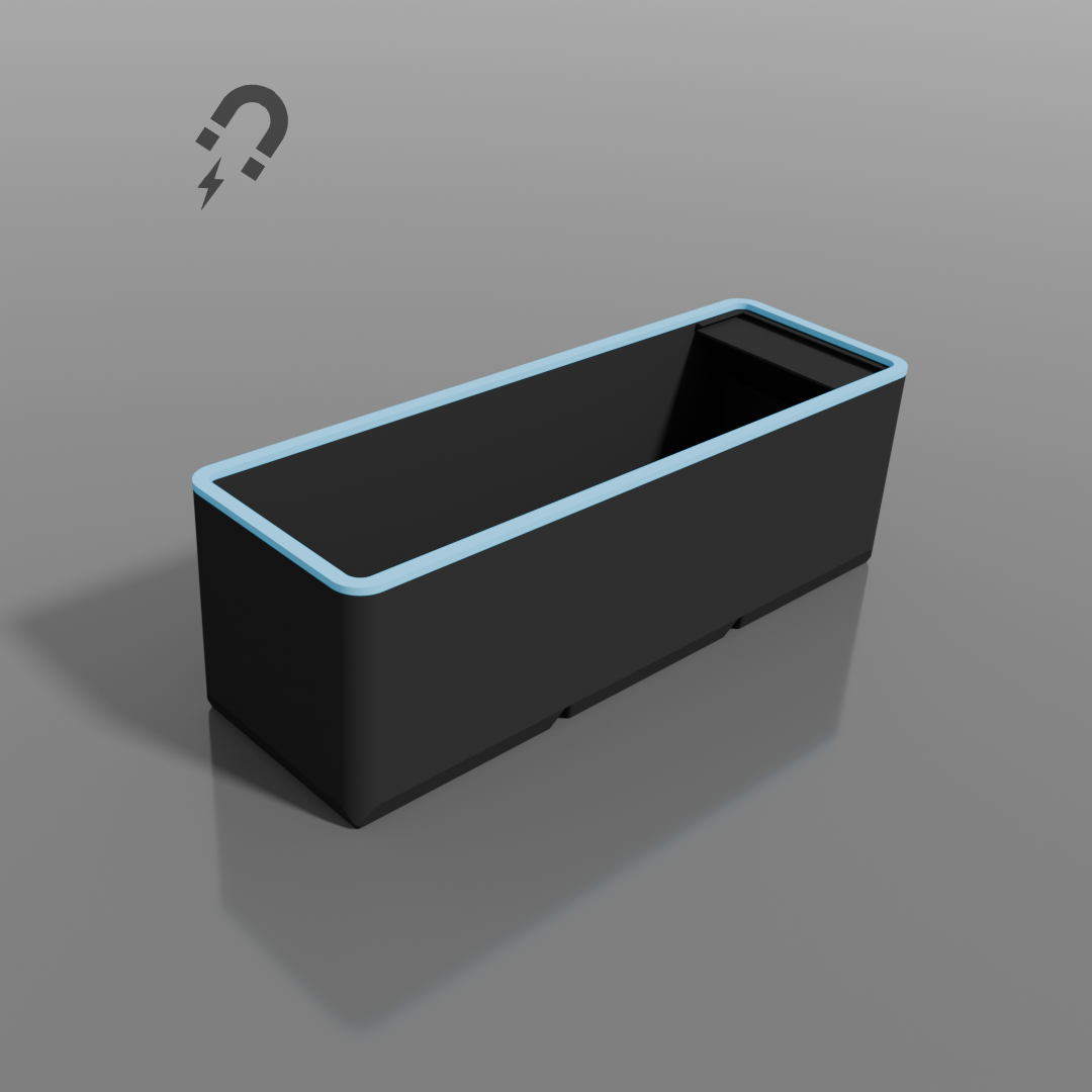 ModuFiix Box mit Etikettfeld & Entnahmeradius