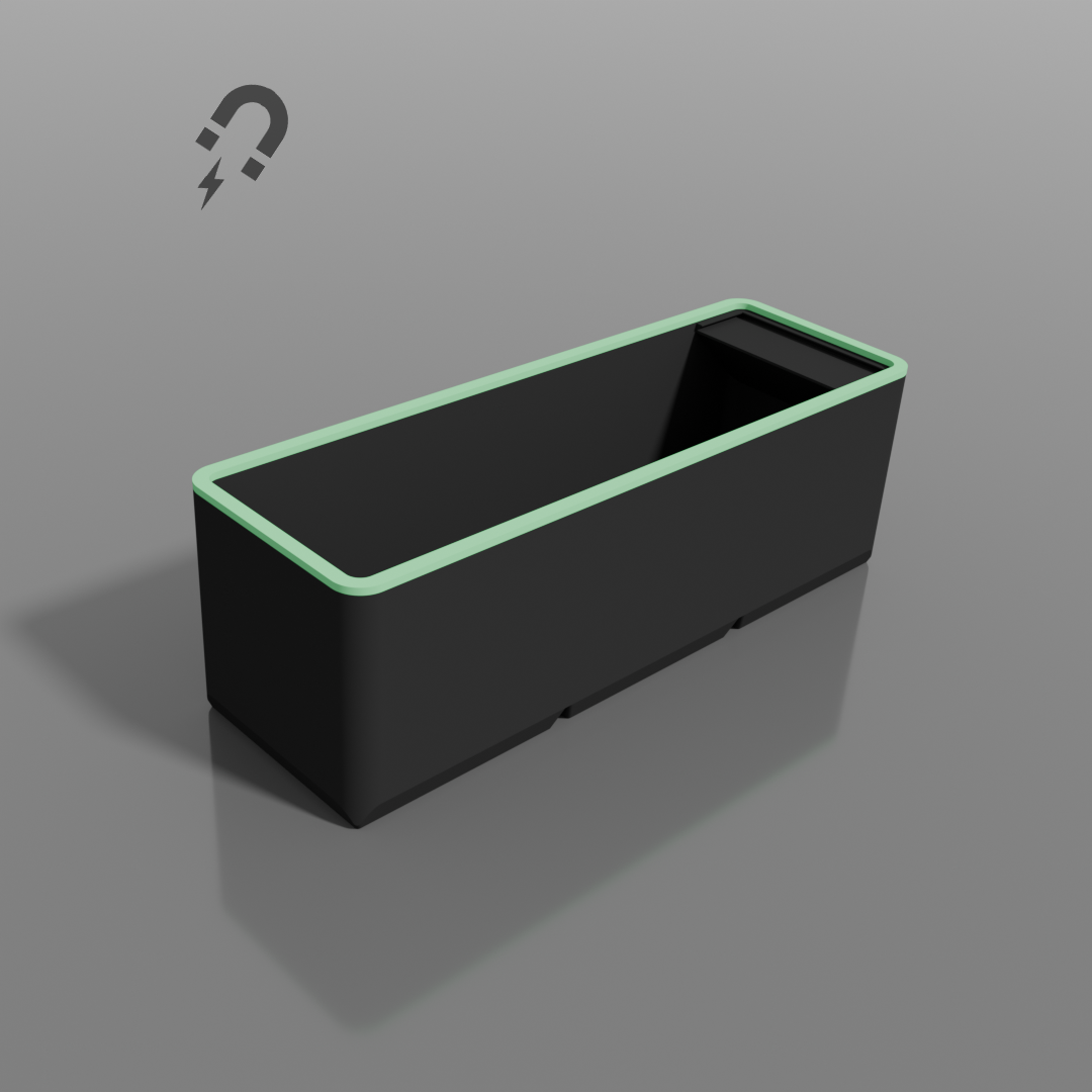 ModuFiix Box mit Etikettfeld & Entnahmeradius