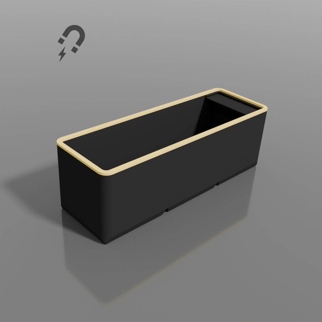 ModuFiix Box mit Etikettfeld & Entnahmeradius
