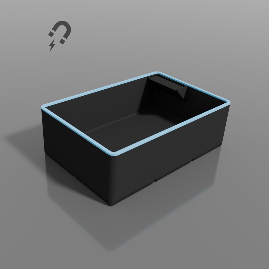 ModuFiix Box mit Etikettfeld & Entnahmeradius