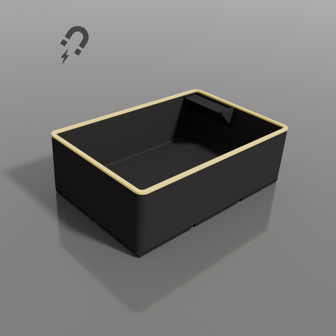 ModuFiix Box mit Etikettfeld & Entnahmeradius