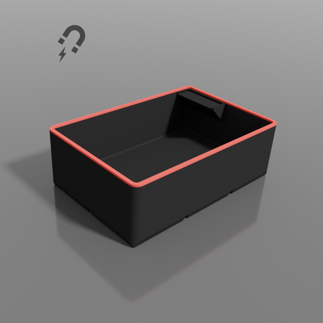 ModuFiix Box mit Etikettfeld & Entnahmeradius