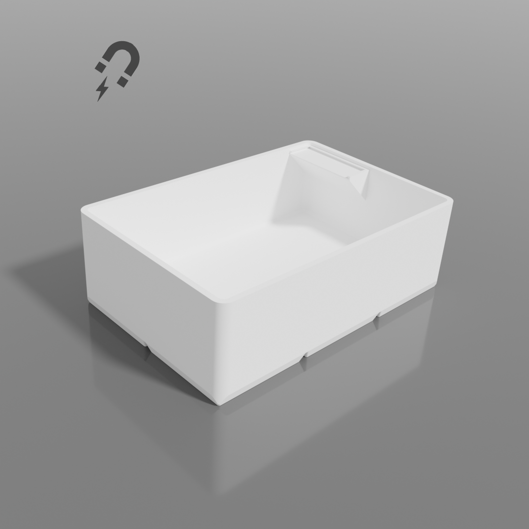 ModuFiix Box mit Etikettfeld & Entnahmeradius