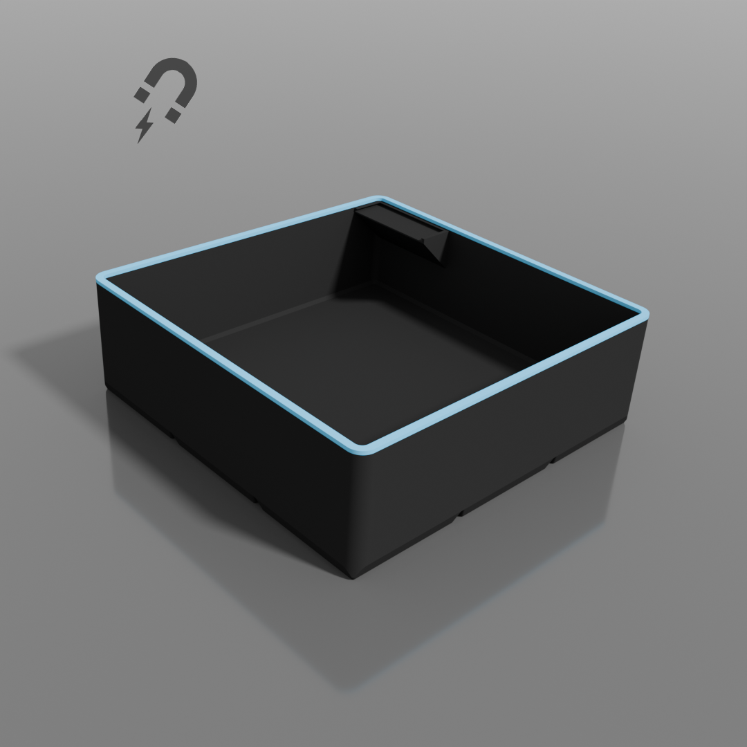 ModuFiix Box mit Etikettfeld & Entnahmeradius