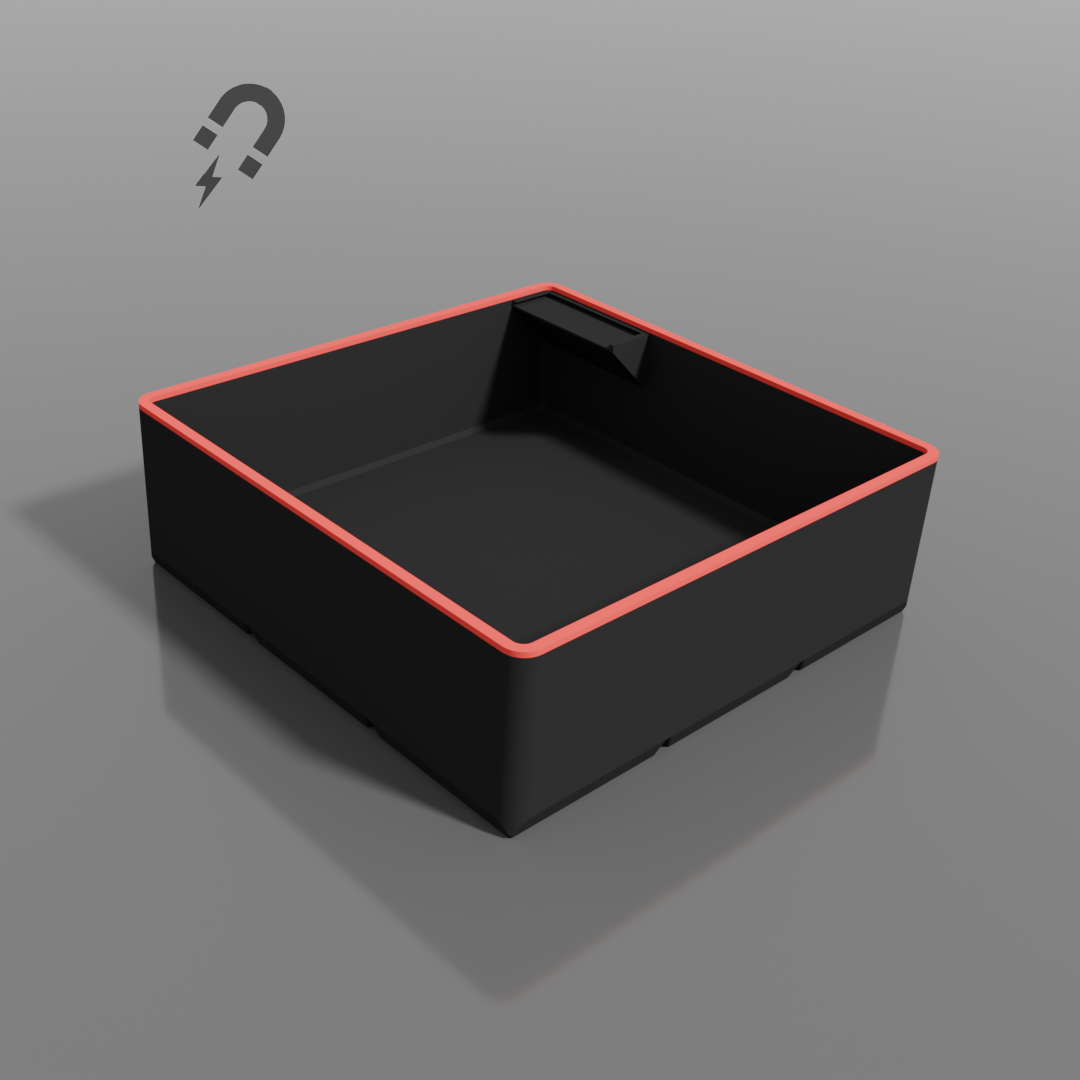 ModuFiix Box mit Etikettfeld & Entnahmeradius