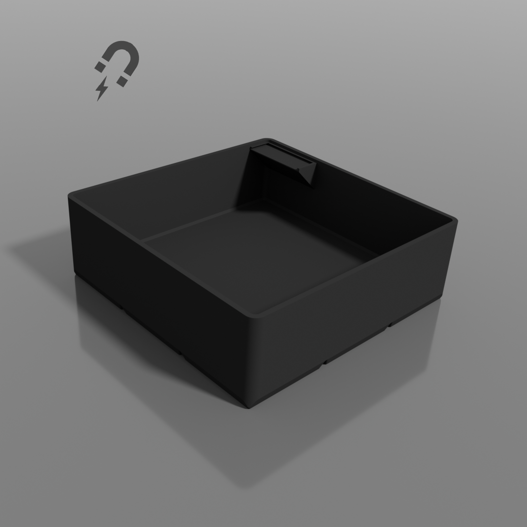 ModuFiix Box mit Etikettfeld & Entnahmeradius