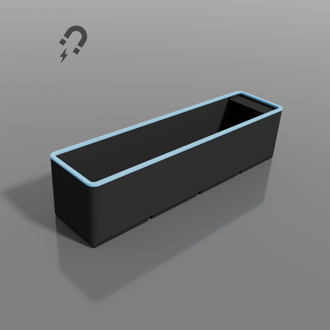 ModuFiix Box mit Etikettfeld & Entnahmeradius
