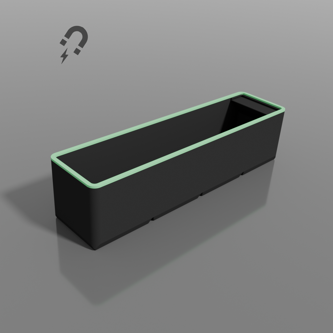 ModuFiix Box mit Etikettfeld & Entnahmeradius