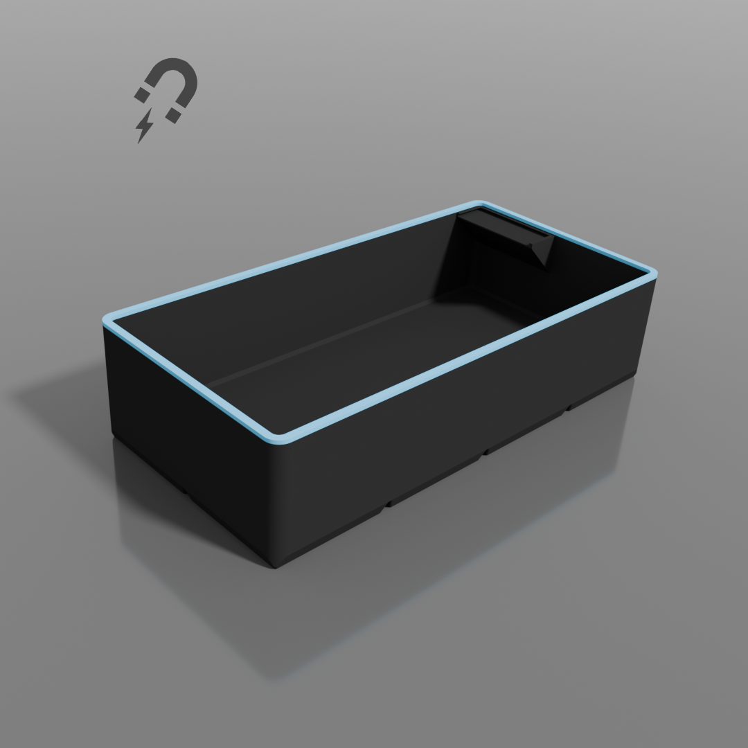 ModuFiix Box mit Etikettfeld & Entnahmeradius