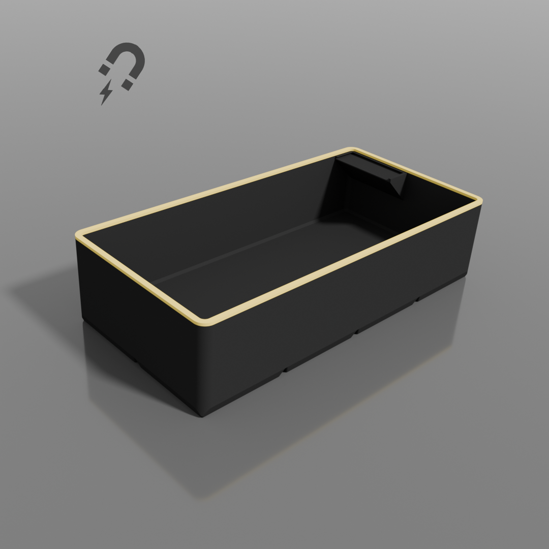 ModuFiix Box mit Etikettfeld & Entnahmeradius