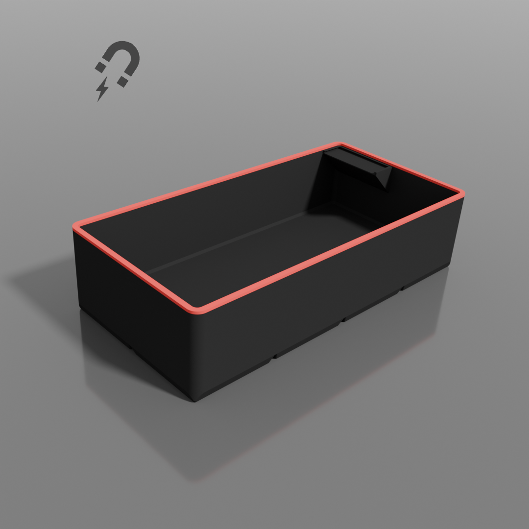 ModuFiix Box mit Etikettfeld & Entnahmeradius
